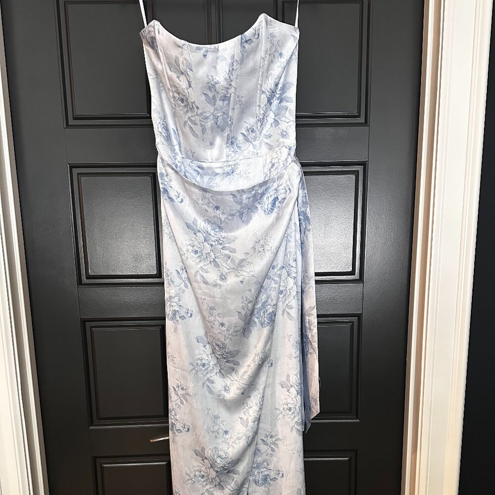 V. Chapman June Corset Wrap Tie Dress
